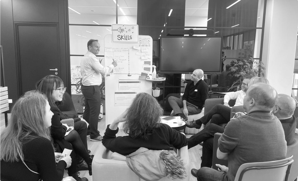 Team collaboration and strategic alignment session